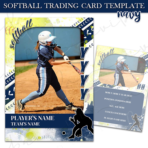 Softball TC Stitches- Navy